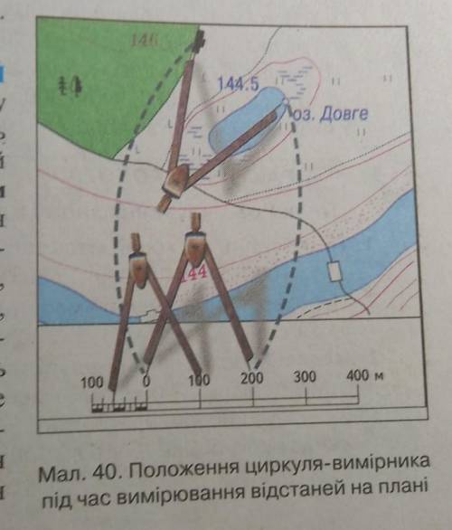 Линейный масштаб.Переведите его значение в числовой и именованый масштаб.