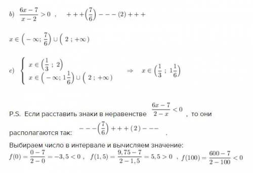 Не понимаю как расставить + и - на графике к этому неравенству