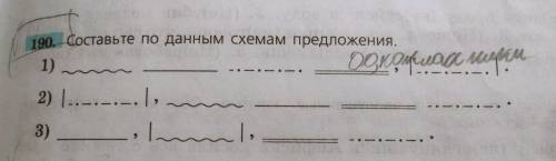 Составьте по данным схемам предложения. со словом Одноклассники