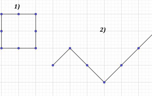 Длина спички 5см выложи из спичек 1) квадрат с длиной стороны 10см ; 2) ломаную из трёх звеньев: дли