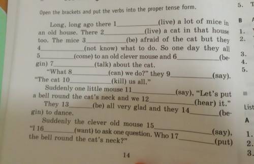 Open the brackets and put the verbs into the proper tense form.