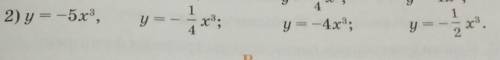 1 26.3. Постройте в одной координатной плоскости графики функций: 2) у = -5х0, у = -4х3; y=- . y = 4