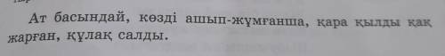 надо на каждый қарым қатынас 1 сөйлем