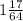 1\frac{17}{64}