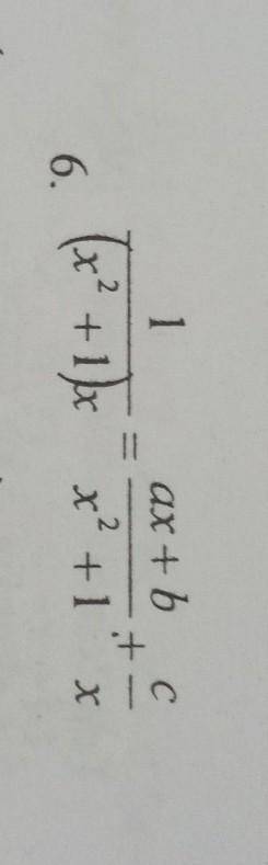 Найдите коэффиенты a,b,c !