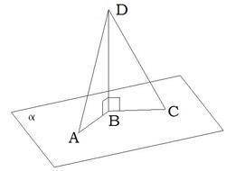 1)Наклонная AD с плоскостью α образует угол 300, а наклонная DC с плоскостью α образует угол 450. Дл
