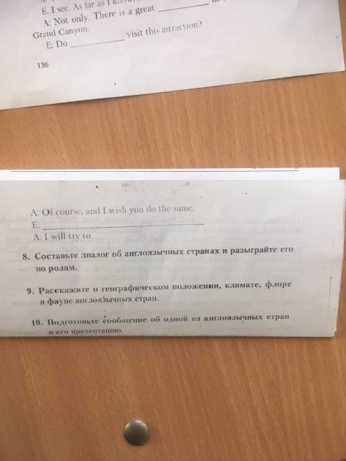 Закончите диалог словами подходящими по смыслу и разыграйте их по ролям