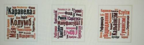1. Визначте, яка тема об'єднує слова в кожній із хмаринок. Дайте назву хмаринкам. 2. Визначте, чи вс
