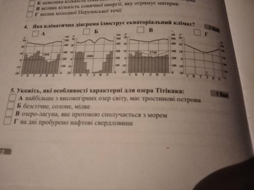 Контрольна робота з географ