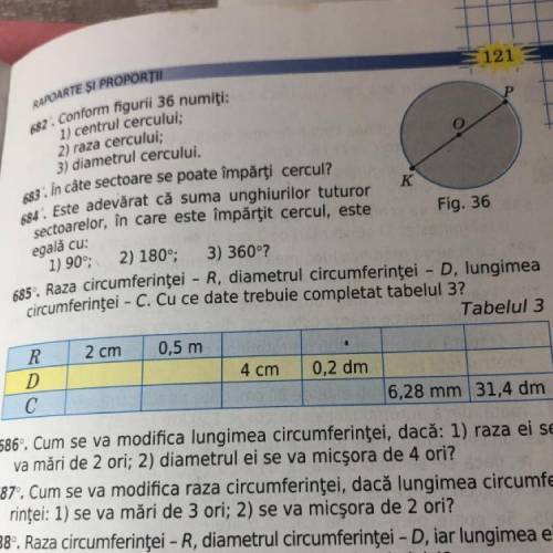 2 cm 0,5 m 6, 4 cm 0,2 dm D С 6,28 mm 31,4 dm