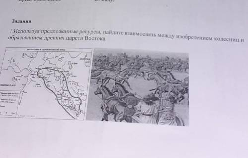 Задания 1 Используя предложенные ресурсы, найдите взаимосвязь между изобретением колесницобразование