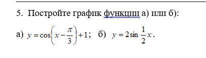 Постройте график функции а) или б)