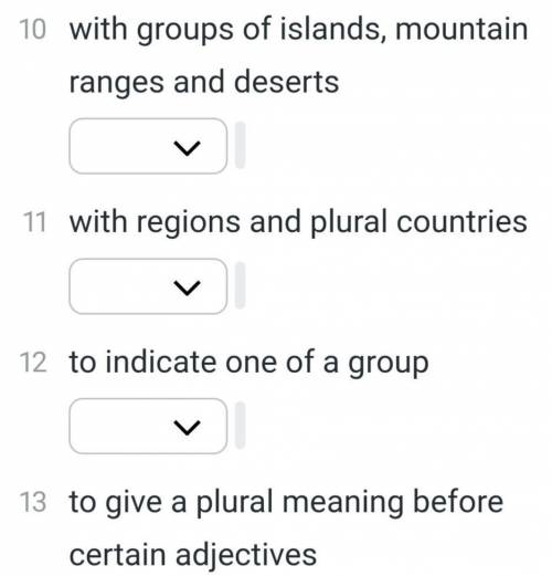 ㅜㅜ здесь необходимо выбрать a/an или the7. to introduce an object for the firsttime8. with superlati