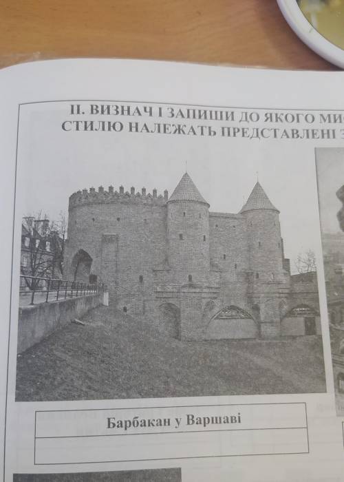 До якого мистецького стилю належить барбакан у варшаві