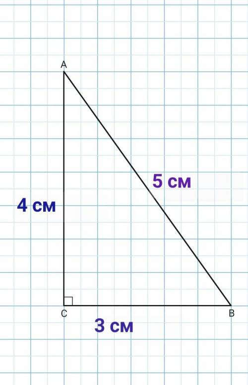 Хелп !! дан прямоугольный треугольник АВС с прямым углом С. Найдите синус , косинус , тангенс и кота
