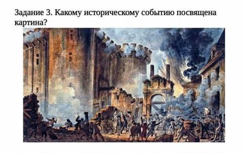 Задание 3. Какому историческому событию посвящена картина? Каково значение этого события в истории?