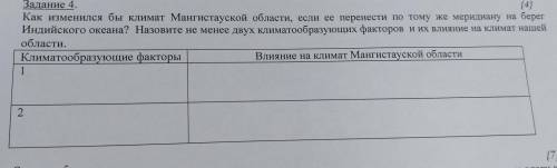 как изменился бы климат Мангистауской области если её перенести потому и меридианы на берег Индийско