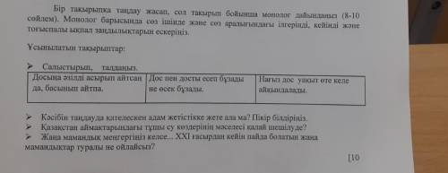 Нагып дос уакыт оте келе айкындалады. [10 > Касiбiн тандауда кателескен адам жетiстiкке жете ала