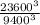 \frac{23600^{3} }{9400^{3} }