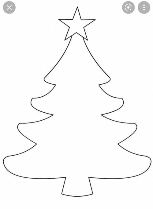 Мне нужна простая ёлка в PNG. Чтобы на ней можно было написать текст и была простой (В интернете так