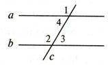 Прямые а и b параллельны. Если ∠1 + ∠2 = 240o, то: Выберите один ответ: ∠3 = 60o ∠4 = 70o ∠3 = 120o