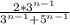 \frac{2*3^{n-1}}{3^{n-1} + 5^{n-1}}