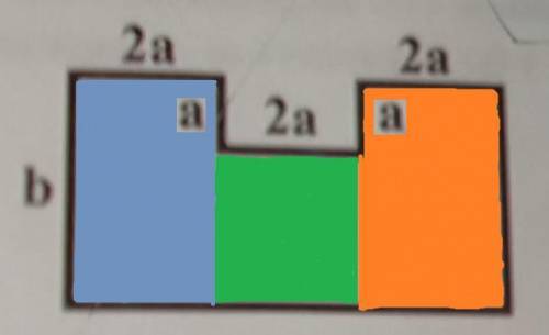 18. Найди периметр фигуры, А) 2(a+b) B) 2(2a+b) C) 2 (8а + 1) D) 16