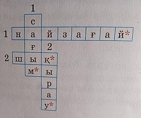 Өңірбеттегі морфологиялық талдау үлгісін басшылыққа ал. ШЫҒАРМАШЫЛЫҚ ҮЗІЛІС 5. Керісінше жұмбақ». Сө