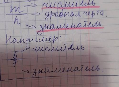 Что показывает знаменатель , а что числитель