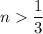 n\dfrac{1}{3}