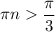 \pi n\dfrac{\pi }{3}