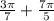 \frac{3\pi}{7} + \frac{7\pi}{5}