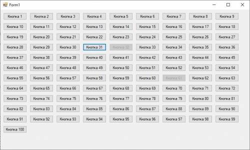 Разместите на форме ряд кнопок (Button). Создайте обработчики события нажатия на данные кнопки, кото