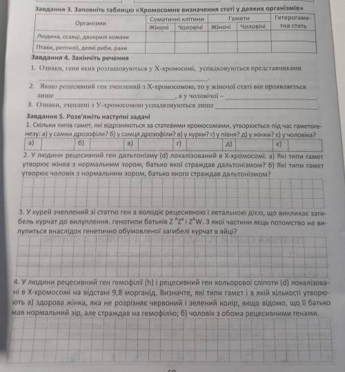 До іть заповнити завдання БІОЛОГІЯ 9 КЛАС ГЕНЕЕТИКА СТАТІ Й УСПАДКУВАННЯ ЗЧЕПЛЕНЕ ЗІ СТАТТЮ