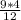 \frac{9*4}{12}