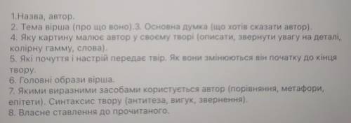 ♡♡♡ Потрібно зробити аналіз поезії Підкова за схемою на фотоБула зима. Ішов зелений сніг.За ним —