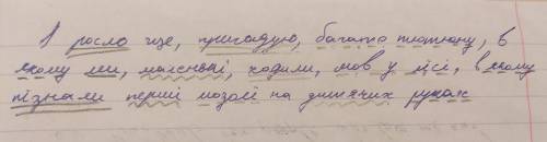 Синтаксичный розбір речення! І росло ще, пригадую, багато тютюну, в якому ми, маленькі, ходили, мов