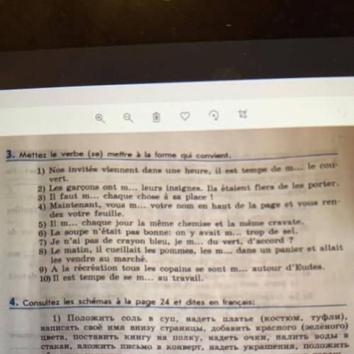 3. Mettez le verbe (se) mettre à la forme qui convient. !