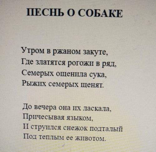 Как начинается песень о собаки дам 5 ⭐