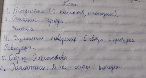 Напишите эссе 150-200 слов по плану о комедии Ревизор План:1) Вступление (о писателе, о комедии)2)Оп