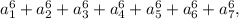 a_1^6+a_2^6+a_3^6+a_4^6+a_5^6+a_6^6+a_7^6,