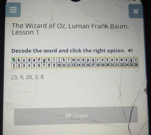 The Wizard of Oz, Luman Frank Baum. Lesson 1