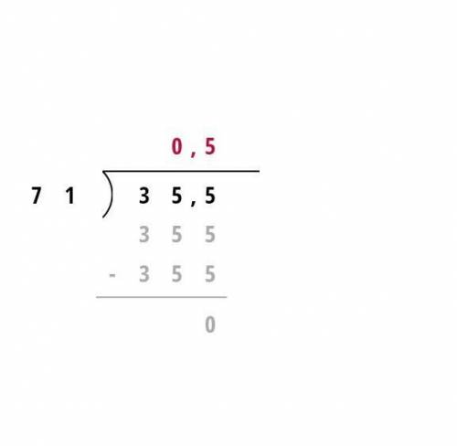 СТОЛБИКОМ:906. 1) 14,82 : 1,56; 2) 11,034 : 1,8; 3) 0,882 : 0,2; 4) 0,355 : 0,71; 5) 7,82 : 1,7; 6)