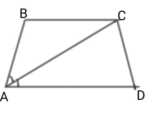 Задана равнобедренная трапеция ABCD. Диагональ AC, равная 6*корень3, является биссектрисой острого у
