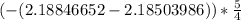 (-(2.18846652-2.18503986))*\frac{5}{4}