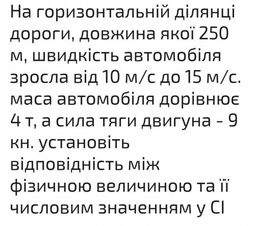 Фронтальній ділянці дороги довжина якої 250 м... . Решта на фото