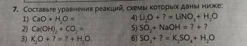 Составьте уравнения реакций, схемы которых даны ниже: