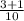 \frac{3+1}{10}