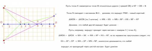 ПрограМиша собрался в гости к МатеМаше, но по пути он хочет зайти в магазин и купить торт. Все магаз