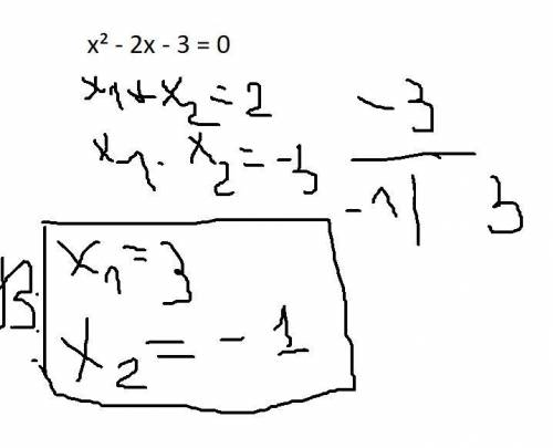 Яке з поданих рівнянь не має коренів x² - 2x + 3 = 0 x²-3x+2=0 x² - 2x - 3 = 0 x² - 3 = 0